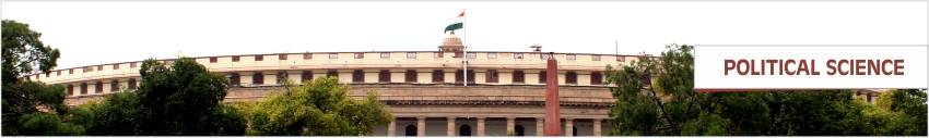 Department of Political Science Department of Political Science